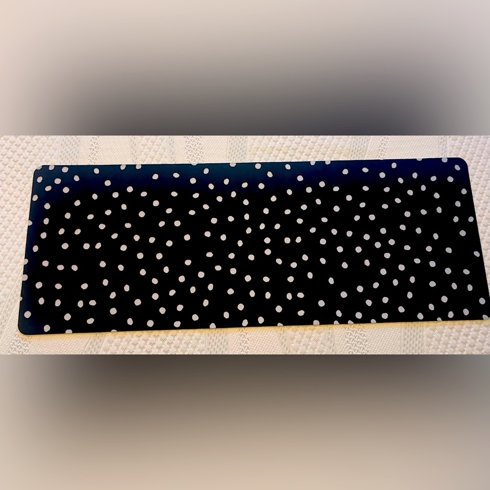 Like - New Polka Dot extra long computer keyboard/mouse pad